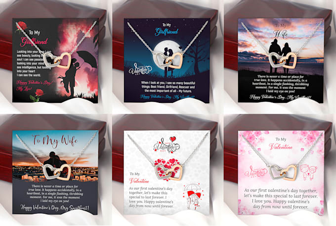 design winning message card, necklaces for shineon, gearbubble