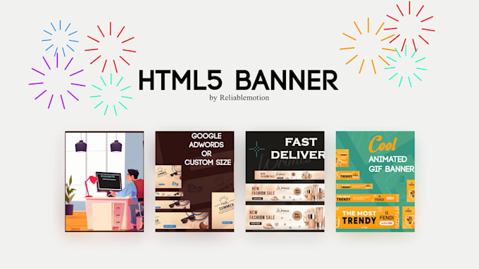 create amazing animated gif banner ads