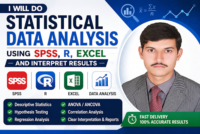 do statistical data analysis using spss, r, and excel