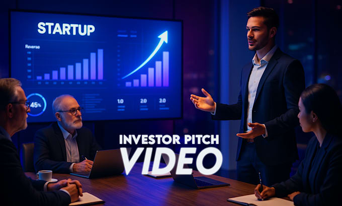 create a professional saas startup pitch video for investors