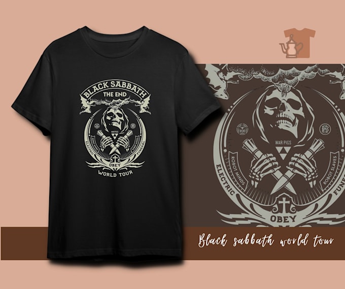 illustrate modern custom and typography teeshirt designs