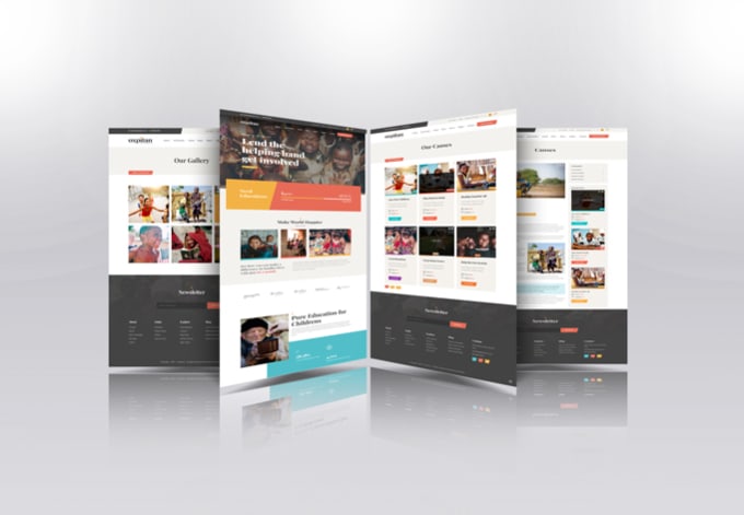 I will create charity, ngo non profit donation website