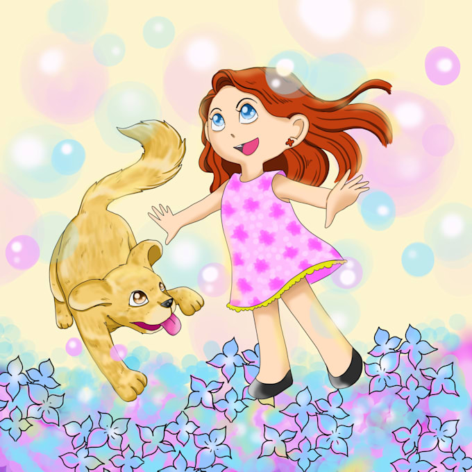 draw chartoon and funy ilustration