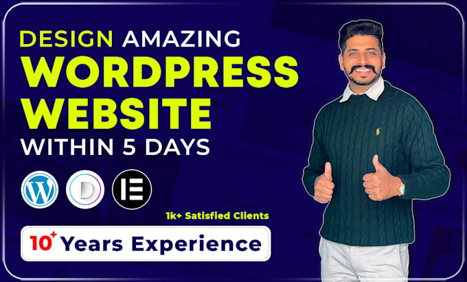 design amazing wordpress website