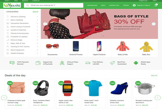 create a responsive wordpress website for your ecommerce business
