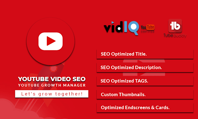 Optimize your channel and videos for seo by Tanvir_tanmay