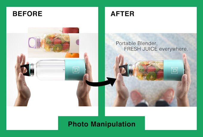 do photo manipulation and compositing