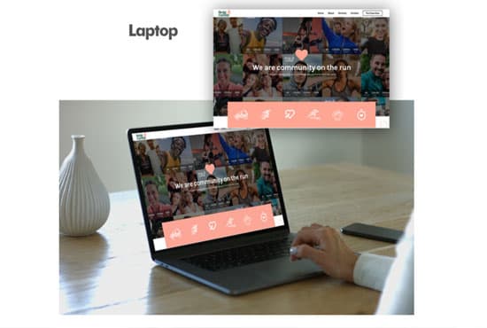 create modern web and app promo video
