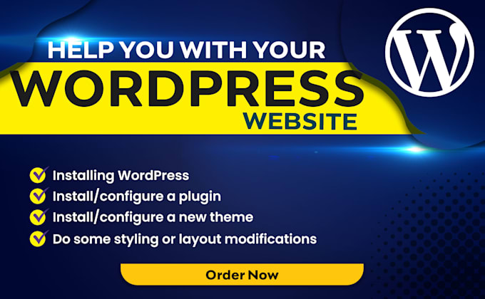 help you with your wordpress website