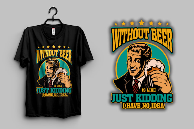 design a professional typography tshirt design