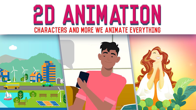 create best cartoon animations and 2d videos for you