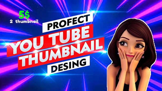 catchy you tube video thumbnails design