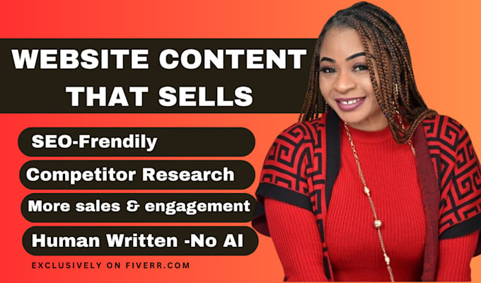 be your website content writer, SEO copywriter