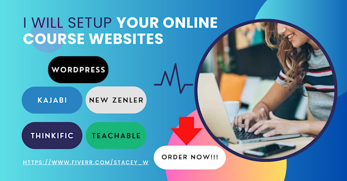 design thinkific website setup courses and funnels