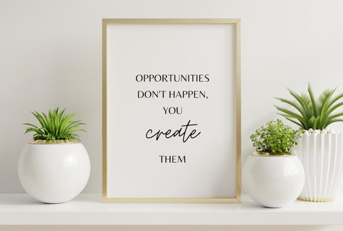 create printable wall art with motivational quotes