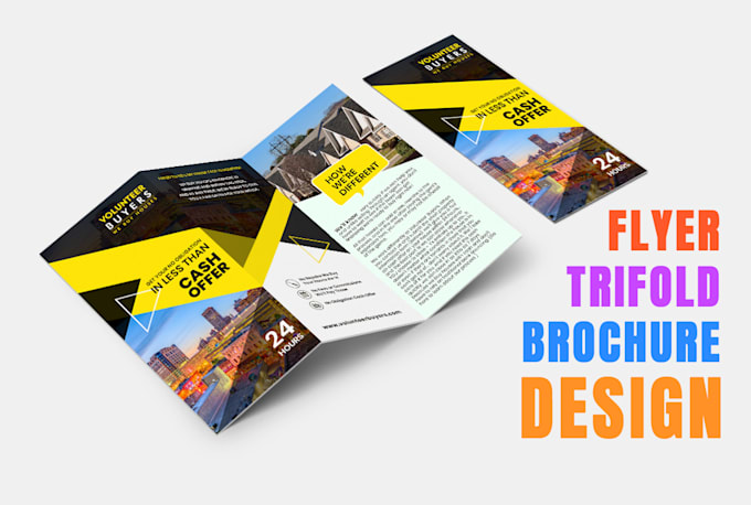 design business flyers, brochure, catalog, trifold