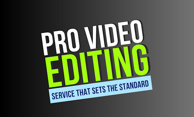 be your video editor for youtube vlog