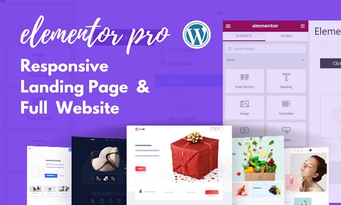 design wordpress website with elementor, wordpress full stack developer