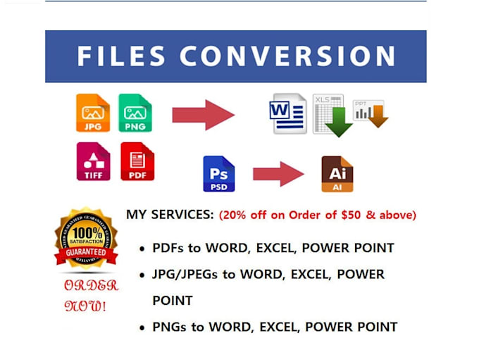 convert images, pdfs, handwritten text to ms word in 24 hours