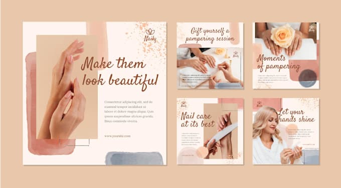 design canva instagram post template for your feed