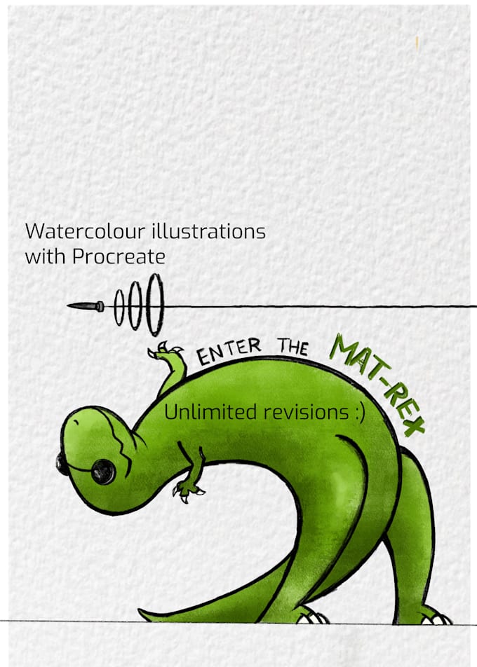 do a watercolour illustration