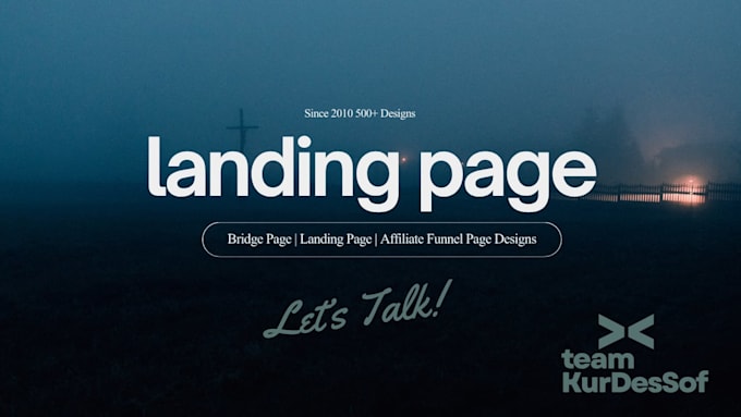 design a stunning high converting affiliate bridge page or landing page design