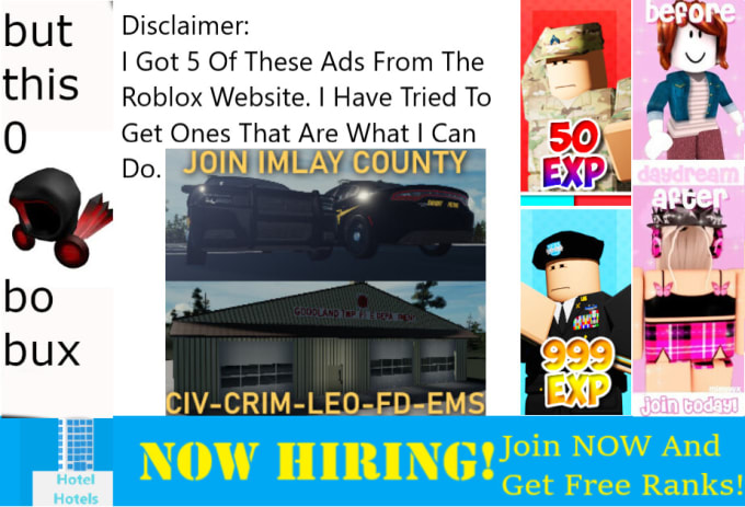 Design a roblox ad for you by Shaunjarrett | Fiverr