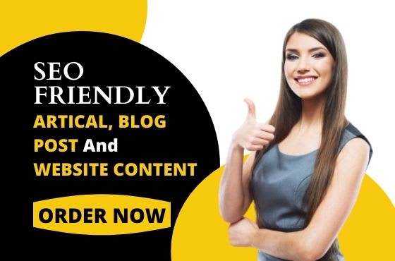 write SEO friendly article, blog post and website content
