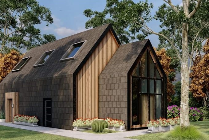 create architectural 3d models and realistic renderings