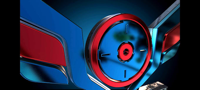 create glossy and crystal clear 3d logo animation