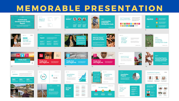 I will create memorable visual powerpoint presentations