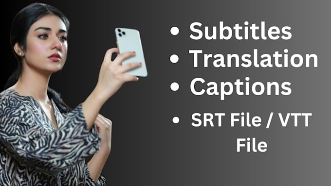 add subtitles or captions to your video, create srt or vtt files in english