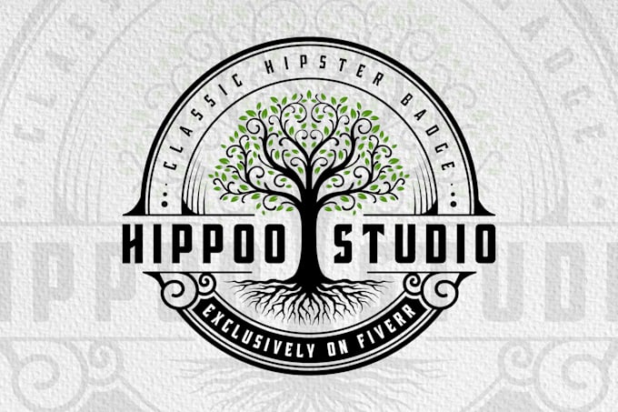 create a classic hipster retro vintage badge logo design