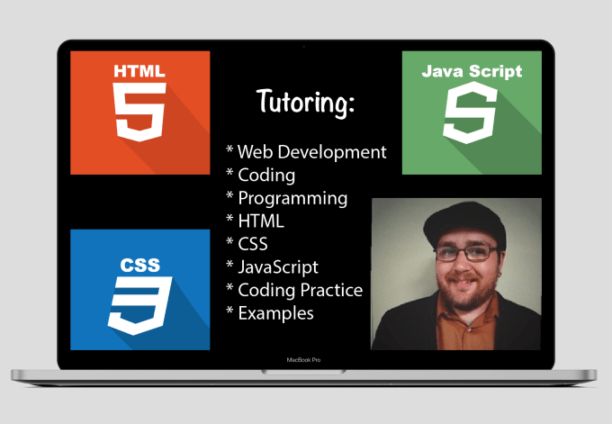 Tutor and teach you to code a webpage with html css and javascript by ...