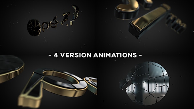 create 3d logo animation 24 hours