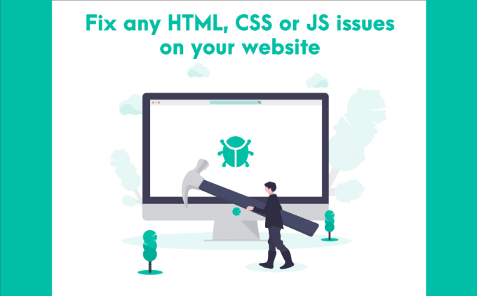 Fix any html, css or js issues on your website by Phoenixstudiodz | Fiverr
