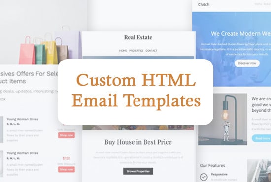 Hire a freelancer to design custom HTML email templates