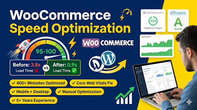improve woocommerce website speed and loading time, website speed optimization