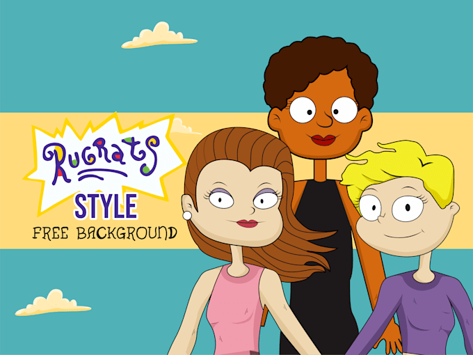 Make rugrats style cartoon character by Titansign Fiverr