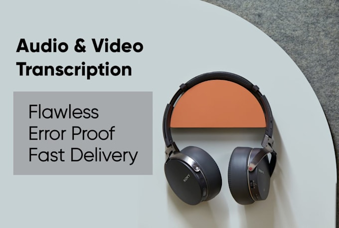transcribe any audio and video perfectly