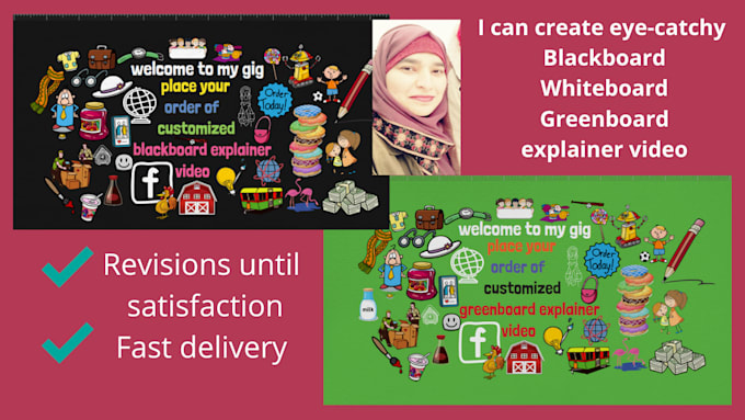 do white, green, and blackboard explainer doodly videos