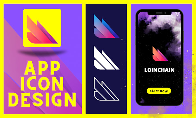 craft stunning app icon logo and favicon design