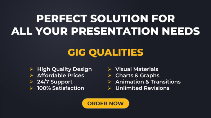 I will design professional and modern powerpoint presentation