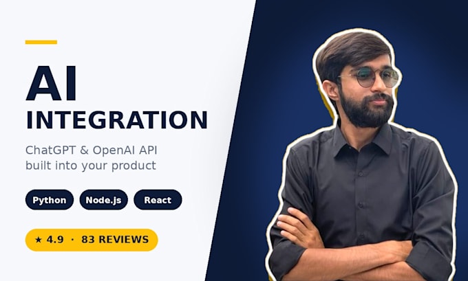 integrate ai and chatgpt API into your website or app