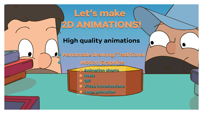 create a professional 2d animation