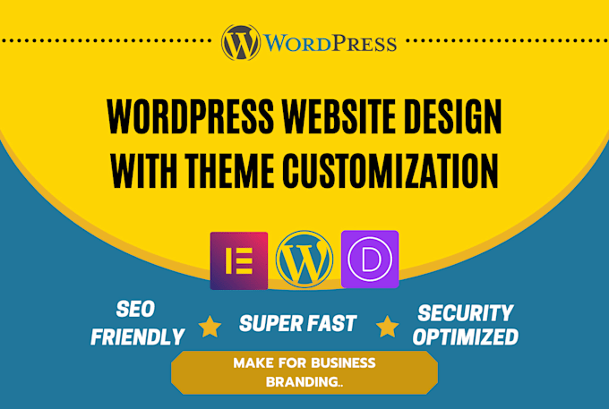 design, redesign, customization wordpress website  with elementor pro, astra pro