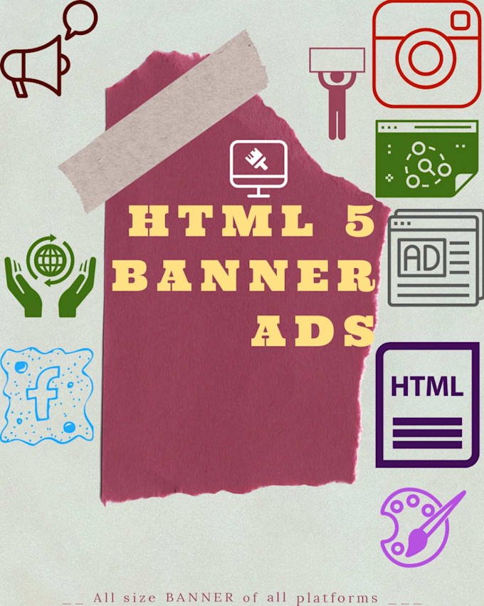 create professional HTML5 banner ads, seo reports and background removal