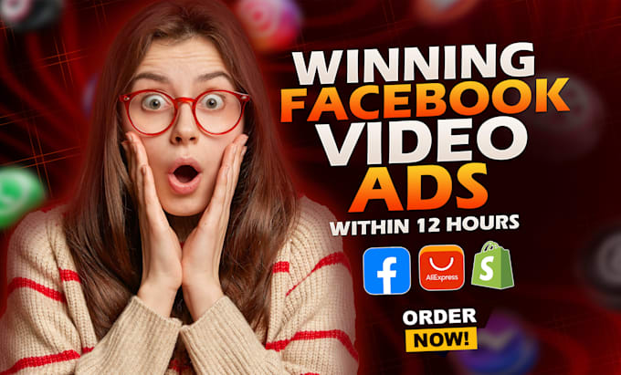 make shopify facebook video ads for dropshipping products