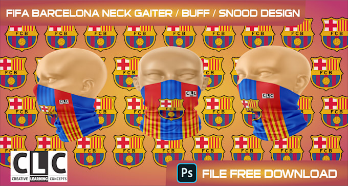 design 3d sports neck gaiter