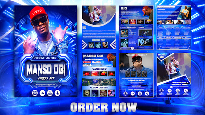 create epk, media kit, press release, press kit